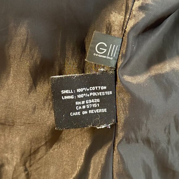 Black Rivet Abstract Floral Print Belted Trench Coat β Size L - Picture 6 of 9